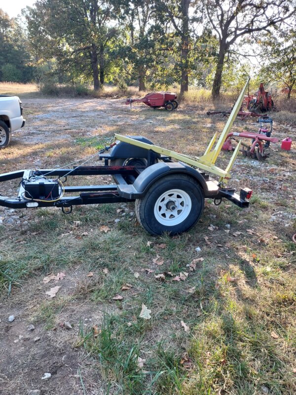 Round Bale Trailer with Electric Winch - Image 2