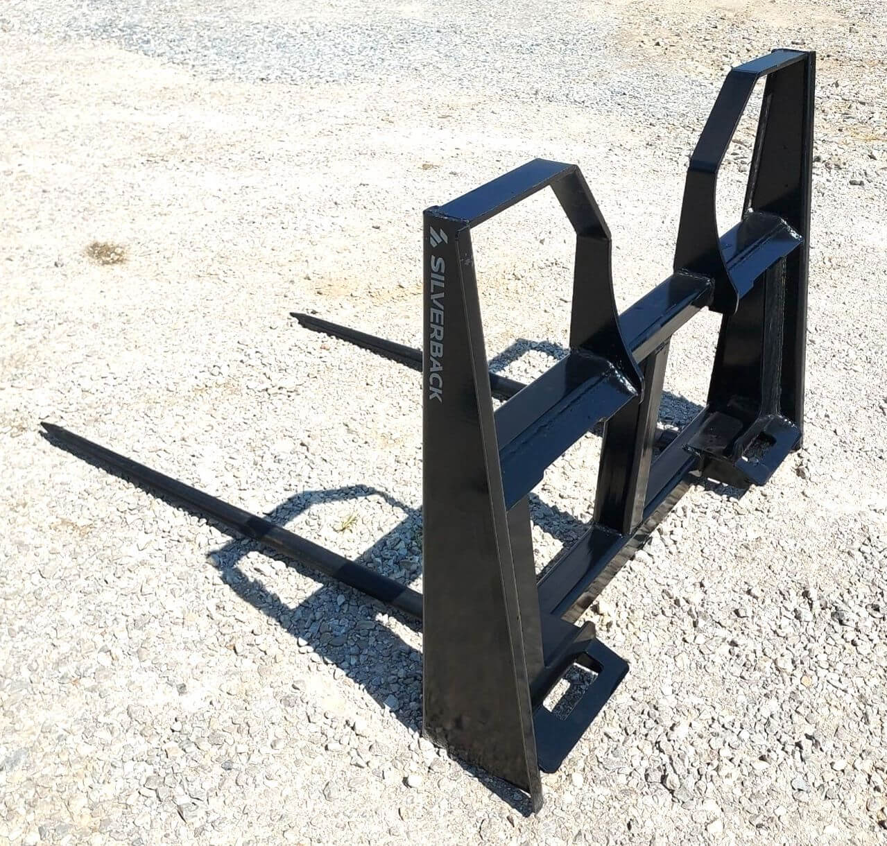 2 Spear Round Bale Skid Steer Attachment – Made in America | 3-Year Warranty - Image 3